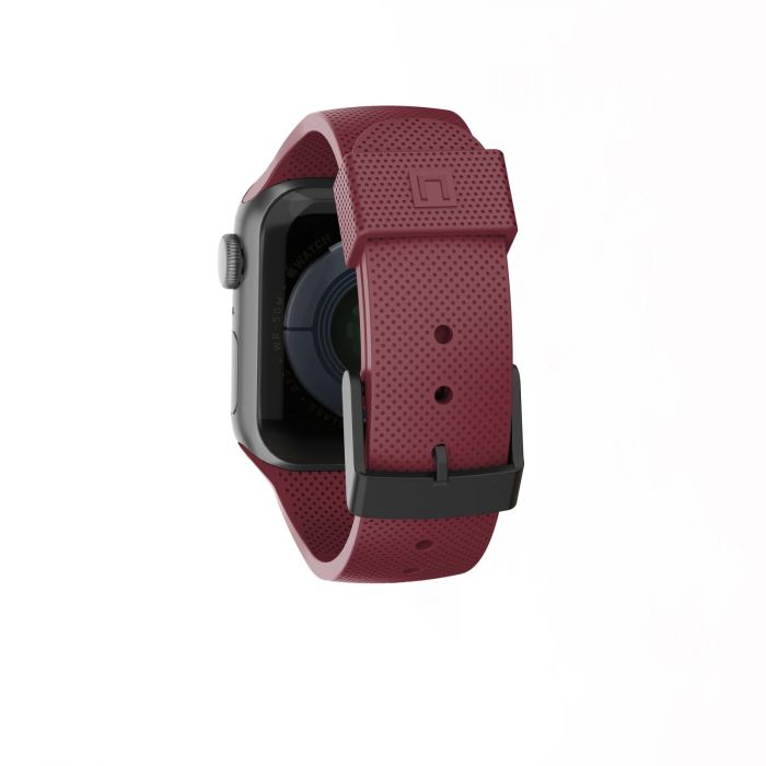 Ремінець UAG [U] для Apple Watch 44/42 [U] Dot Silicone, Aubergine