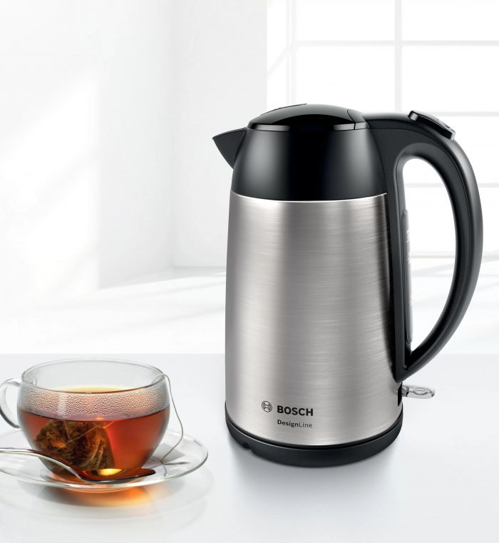 Електрочайник Bosch TWK3P420 - 1.7л/нерж. сталь
