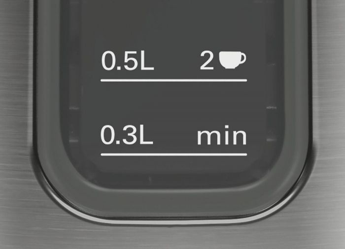 Електрочайник Bosch 1.7л, метал, cірий