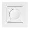 Терморегулятор Danfoss Icon Dial, +5...30° C, механічний, дротовий, накладний, 230V, білий