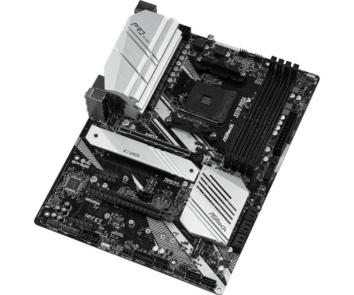 Материнська плата ASRock X570 Pro4 sAM4 4xDDR4 M.2 HDMI DP ATX