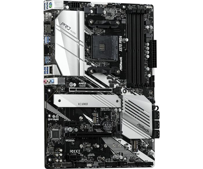 Материнська плата ASRock X570 Pro4 sAM4 4xDDR4 M.2 HDMI DP ATX