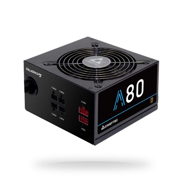 Блок живлення CHIEFTEC A-80  (650W), >85%, 120mm, 1xMB 24pin(20+4), 1xCPU 8pin(4+4), 4xMolex, 6xSATA, 2xPCIe 8pin(6+2), Modular, Old Design Box
