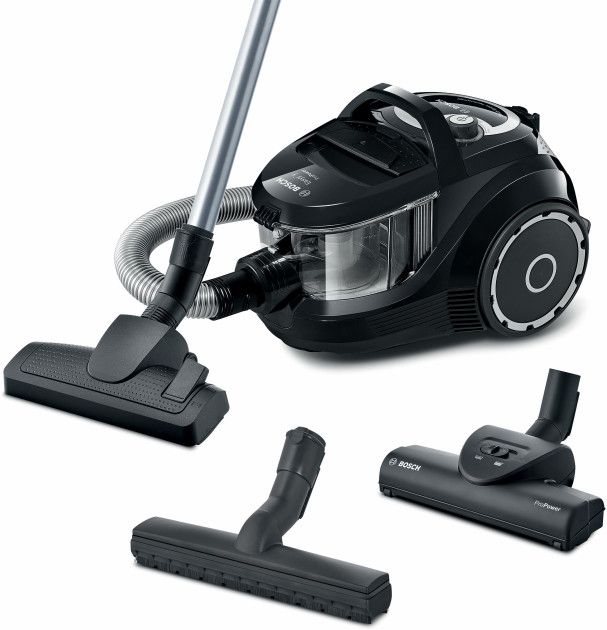 Пилосос Bosch контейнерний, 750Вт, конт пил -1.4л, НЕРА13, турбощітка, чорний