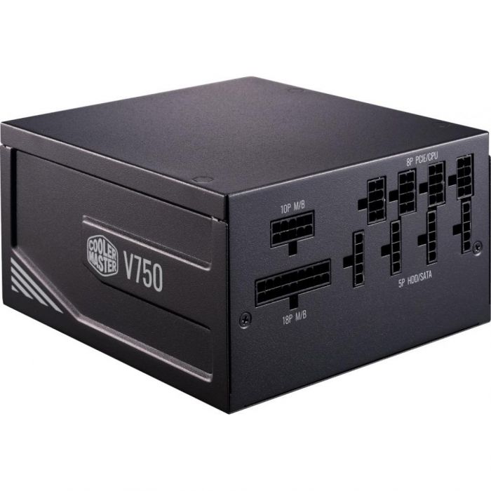 Блок живлення Cooler Master V Gold 750W,13.5cm FDB fan,a/PFC,24+8,4xPeripheral,12xSATA,4xPCIe,Full Modular