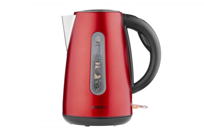 Електрочайник Ardesto EKL-F300R 1.7л/2150Вт/strix контроль/нерж сталь/червоний