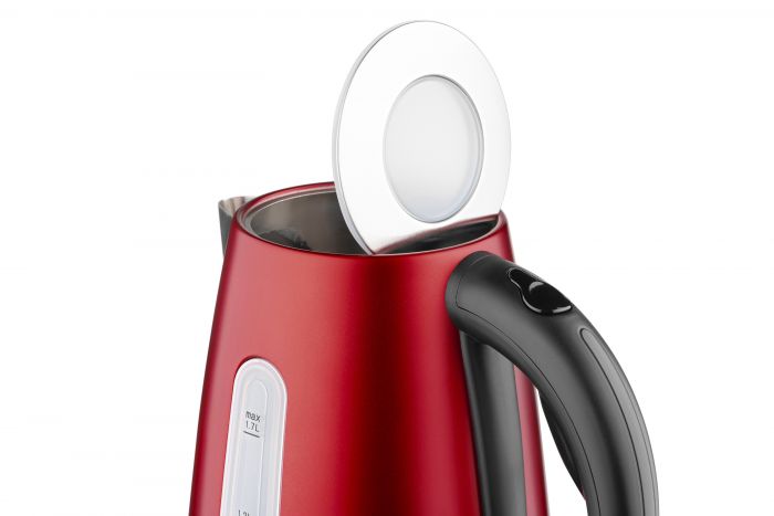 Електрочайник Ardesto EKL-F300R 1.7л/2150Вт/strix контроль/нерж сталь/червоний