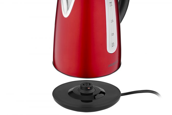 Електрочайник Ardesto EKL-F300R 1.7л/2150Вт/strix контроль/нерж сталь/червоний