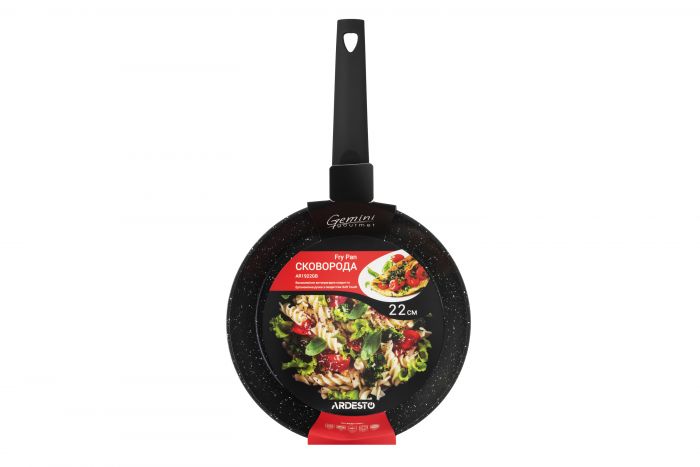 Сковорода Ardesto Gemini Gourmet 22 см, чорний, алюміній