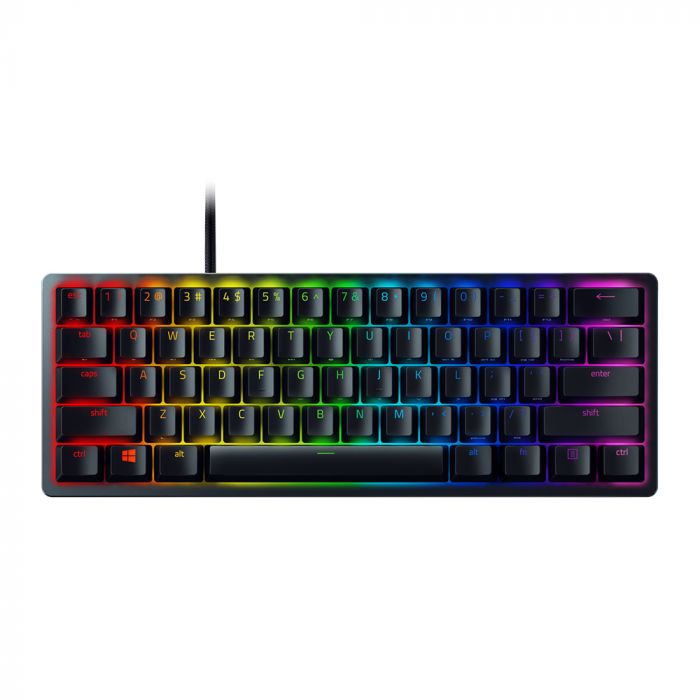 Клавіатура ігрова Razer Huntsman Mini Purple Switch USB RU RGB, Black