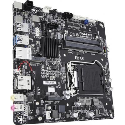Материнська плата  GIGABYTE H310TN 2xDDR4 SO-DIMM TPM (!) HDMI-DP mITX 19 V DC-in