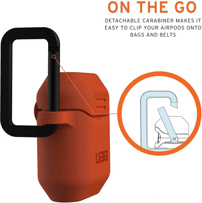 Чохол UAG для Apple Airpods Standard Issue Silicone 001 (V2), Orange
