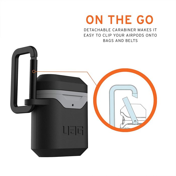 Чохол UAG для Apple Airpods Std. Issue Hard 001 (V2), Black/Grey