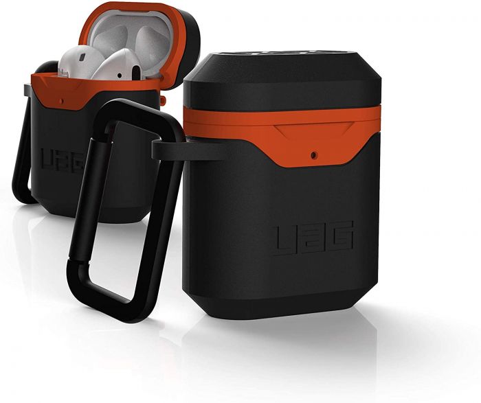 Чохол UAG для Apple Airpods Std. Issue Hard 001 (V2), Black/Orange