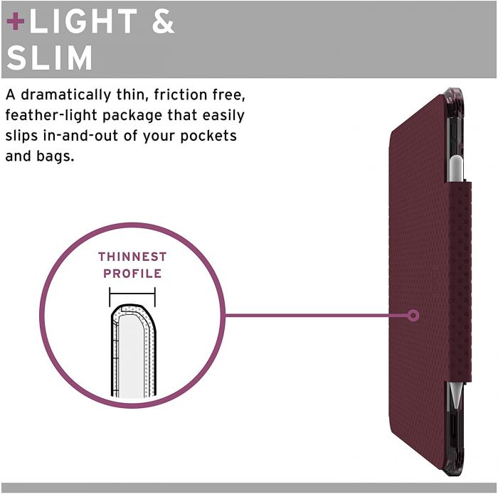 Чохол UAG [U] для Apple iPad Air 10.9" (2020) / iPad Pro 11(2018-2020) Lucent, Aubergine/Dusty Rose