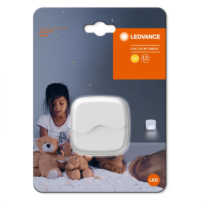 Нічник LEDVANCE LUNETTA WAVE білий