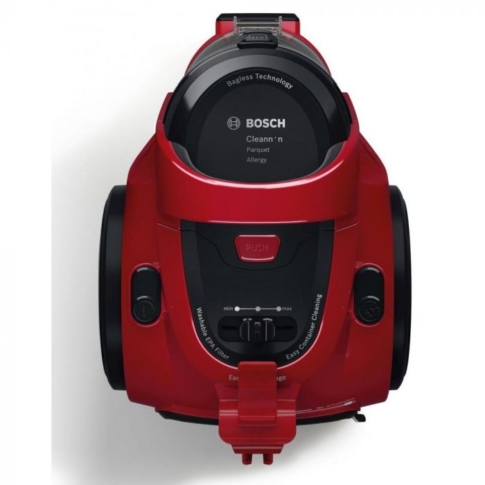 Пилосос контейнерний Bosch BGC05AAA2 - 700 Вт/1.5л/телескоп/червоний