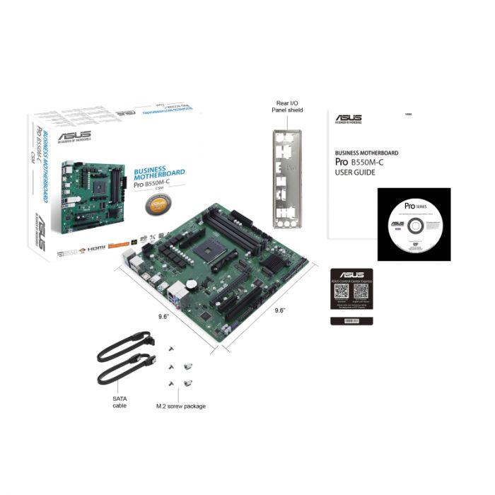 Материнcька плата ASUS PRO B550M-C/CSM sAM4 B550 4xDDR4 M.2 HDMI-DP mATX