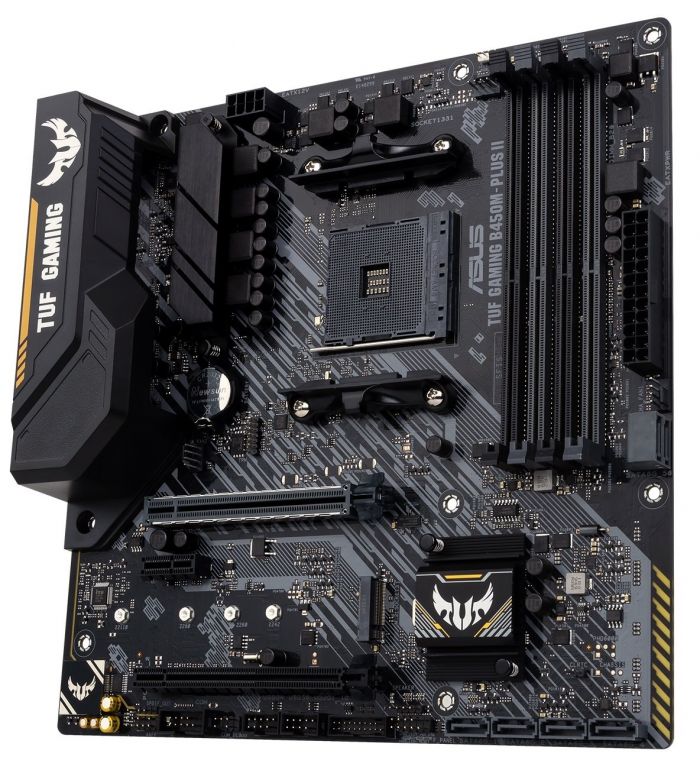 Материнcька плата ASUS TUF GAM B450M-PLUS II sAM4 B450 4xDDR4 HDMI-DVI mATX