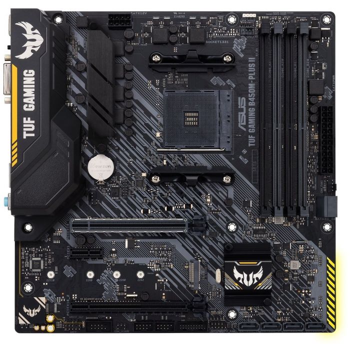 Материнcька плата ASUS TUF GAM B450M-PLUS II sAM4 B450 4xDDR4 HDMI-DVI mATX