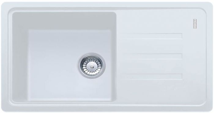 Кухонна мийка Franke Malta BSG 611-78/114.0375.033/ Фраграніт/ 780x435х200/Біла