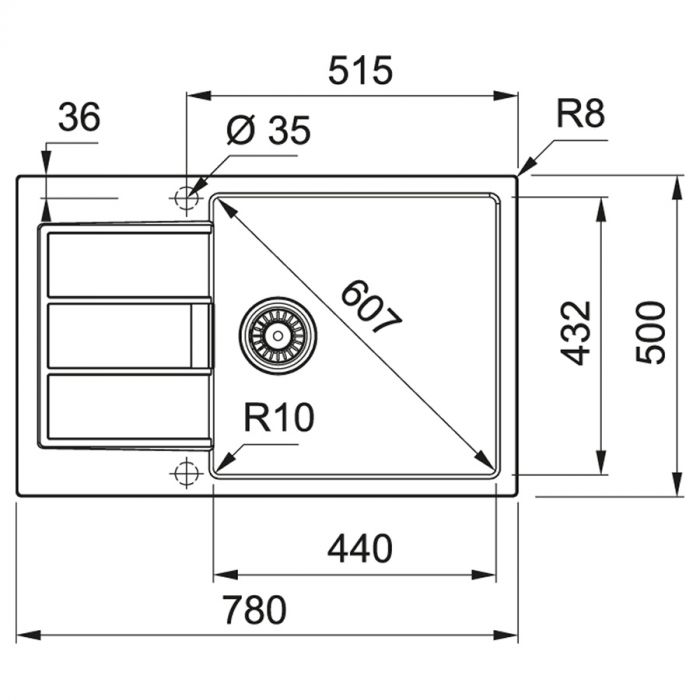 Кухонна мийка Franke Sirius 2.0 S2D 611-78 XL/143.0621.338