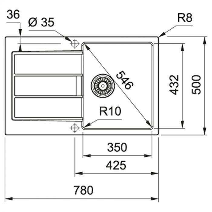Кухонні мийки Franke Sirius 2.0 S2D 611-78 /143.0621.331
