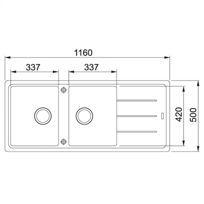 Кухонна мийка Franke Basis BFG 621/114.0367.619