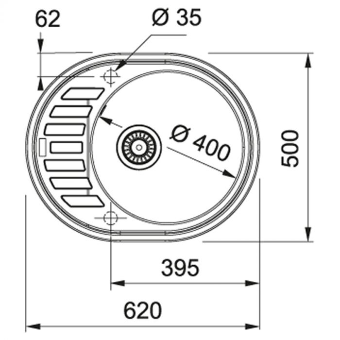 Кухонні мийки Franke Ronda ROG 611-62