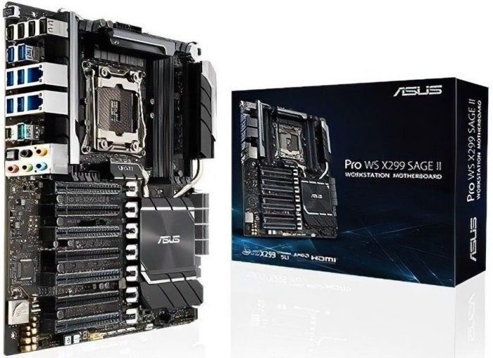 Материнская плата ASUS PRO WS X299 SAGE II s2066 X299 8DDR4 M.2 USB3.1 CEB