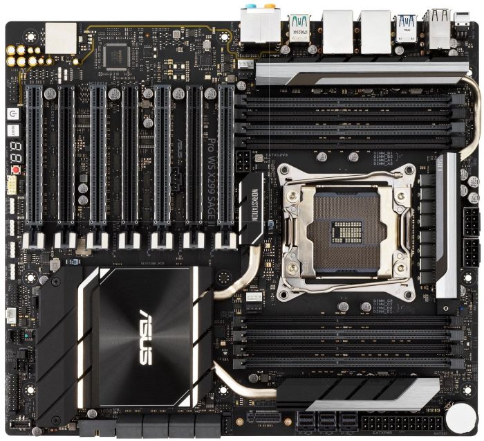 Материнская плата ASUS PRO WS X299 SAGE II s2066 X299 8DDR4 M.2 USB3.1 CEB