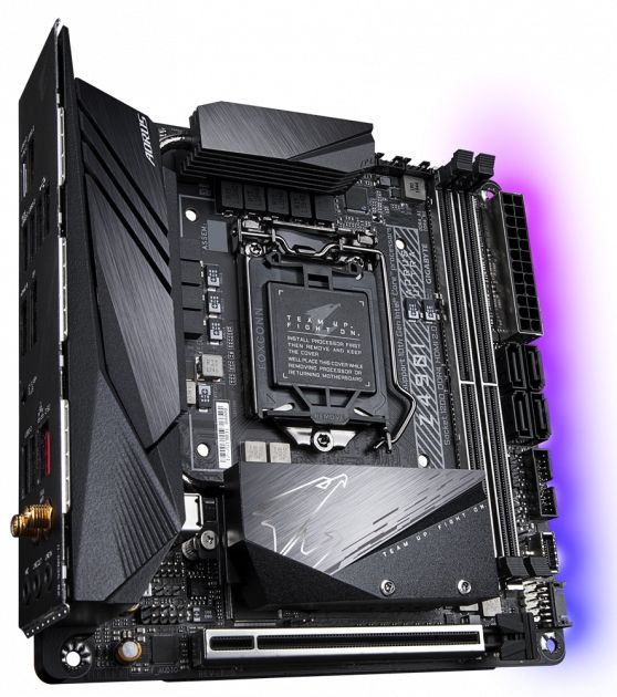 Материнська плата GIGABYTE Z490I AORUS ULTRA s1200 Z490 2xDDR4 M.2 HDMI SPDIF Type-C WiFi 6+BT mITX