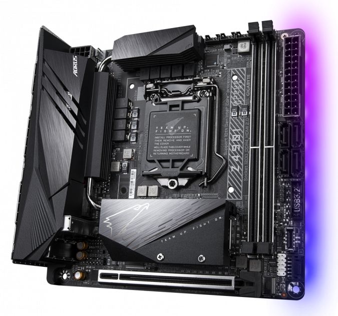 Материнська плата GIGABYTE Z490I AORUS ULTRA s1200 Z490 2xDDR4 M.2 HDMI SPDIF Type-C WiFi 6+BT mITX