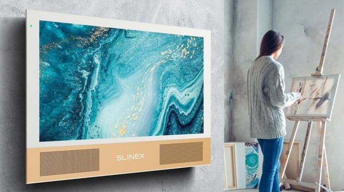 Відеодомофон Slinex Sonik 10, IPS 10", детектор руху, змінні панелі, білий