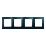 Рамка 4-х кратна Etika антрацит
