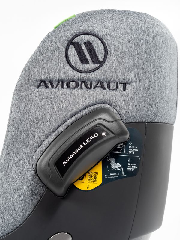 Дитяче автокрісло Avionaut AeroFIX-RWF Iso-Fix (гр.1) Grey Melange AV-350.RWF-AF.01