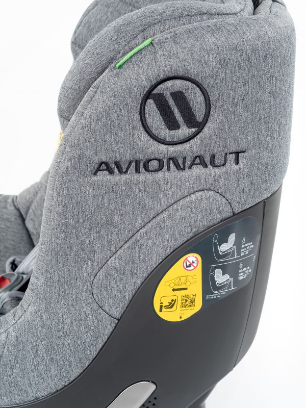 Дитяче автокрісло Avionaut AeroFIX-RWF Iso-Fix (гр.1) Grey Melange AV-350.RWF-AF.01