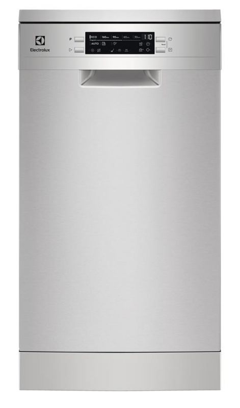 Посудомийна машина Electrolux SMM43201SX, ширина 45 см, 10 комплектів, А++, 8 програм, інвертор, дисплей, нержавіюча сталь