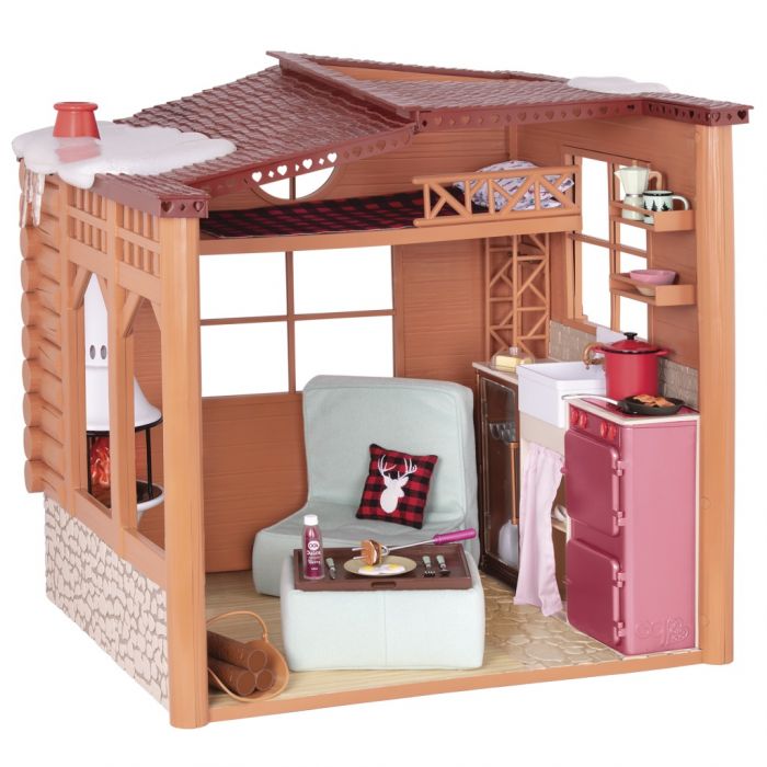 Ігровий набір Our Generation Будинок з аксесуарами "Cozy Cabin" BD37961