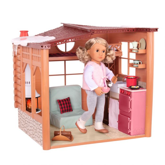 Ігровий набір Our Generation Будинок з аксесуарами "Cozy Cabin" BD37961