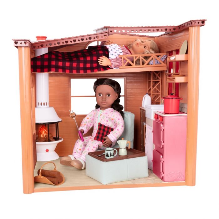 Ігровий набір Our Generation Будинок з аксесуарами "Cozy Cabin" BD37961