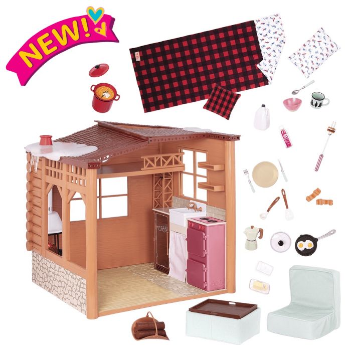 Ігровий набір Our Generation Будинок з аксесуарами "Cozy Cabin" BD37961