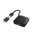 USB-хаб Hama 4 Ports USB 3.2, USB-C Adapter Black