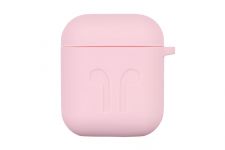 Чохол 2Е для Apple AirPods, Pure Color Silicone Imprint (1.5mm), Light pink
