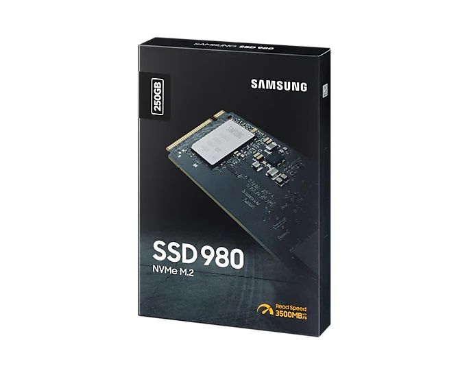 Накопичувач SSD Samsung M.2  250GB PCIe 3.0 980