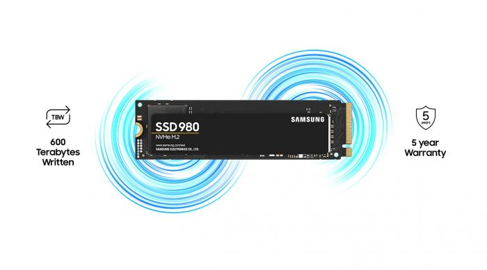 Накопичувач SSD Samsung M.2  250GB PCIe 3.0 980