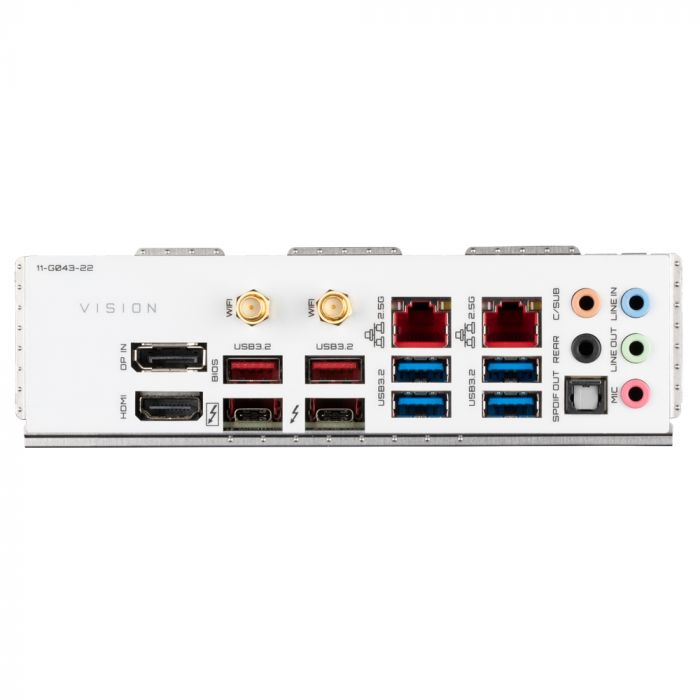 Материнська плата GIGABYTE Z590 VISION D s1200 Z590 4xDDR4 M.2 Wi-Fi!!!BT HDMI-DP 2xThunderbolt 2.5GbE LAN SPDIF ATX