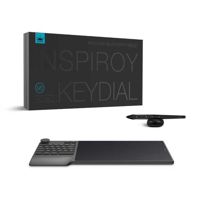 Графічний планшет Huion Inspiroy Keydial KD200 Bluetooth 5.0 Black
