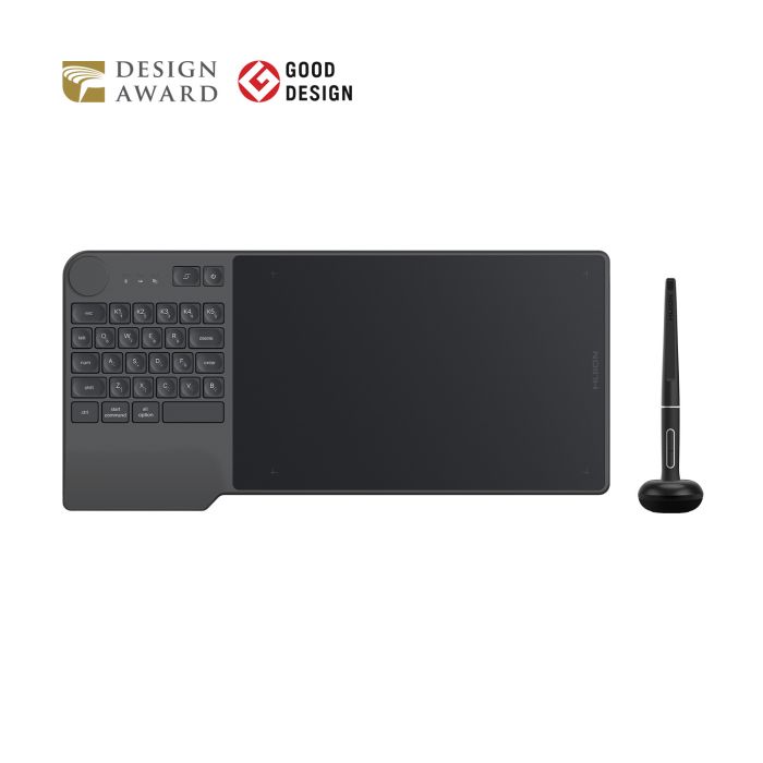 Графічний планшет Huion Inspiroy Keydial KD200 Bluetooth 5.0 Black