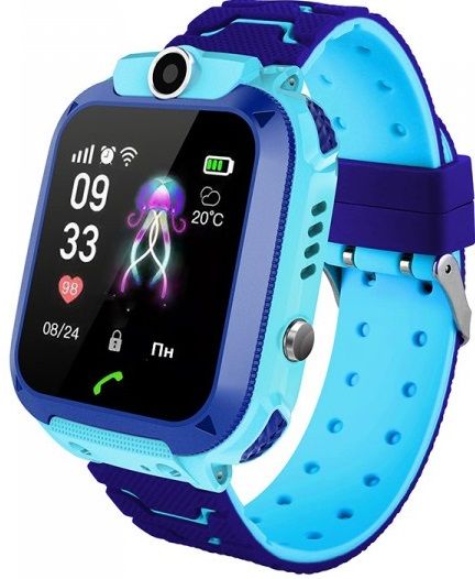 Дитячий GPS годинник-телефон GOGPS ME K16S Синій